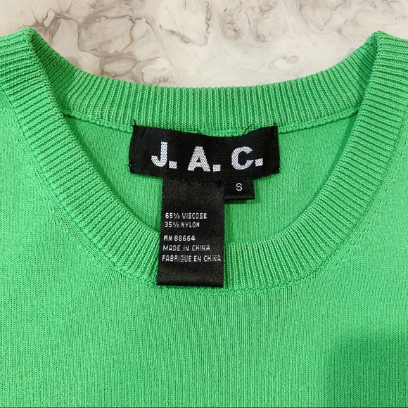 J. A. C. Green Knit Tank Top - Picture 6 of 6